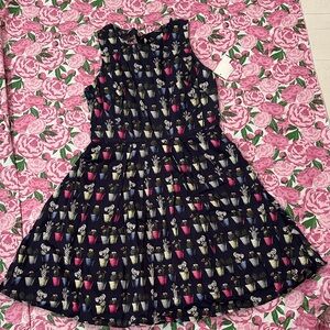 Charming Ice Cream Print  Dress